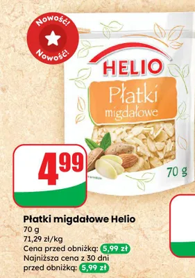Płatki migdałowe promocja w Dino