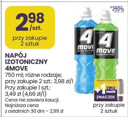 Napój izotoniczny 4Move promocja w Stokrotka