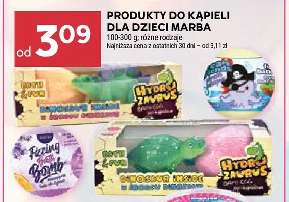 Produkty do kąpieli dla dzieci Marba promocja w Stokrotka