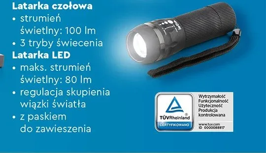 Latarka LED promocja w Biedronka