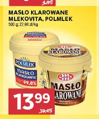 Masło klarowane Mlekovita promocja w Stokrotka