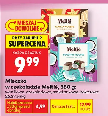 Mleczko w czekoladzie kokosowe promocja w Biedronka