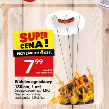 Widelec ogniskowy 130cm promocja w Twój Market