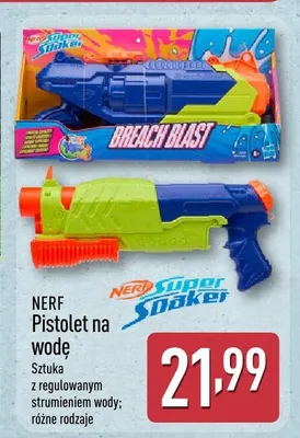 Pistolet na wodę NERF promocja w Aldi