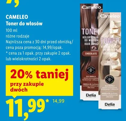 Toner do włosów różne rodzaje promocja w Lidl