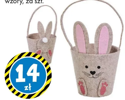 Filcowy koszyk promocja w Tedi