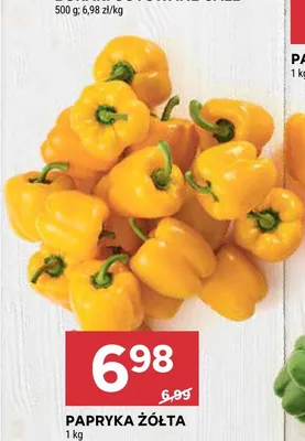 Papryka żółta promocja w Stokrotka