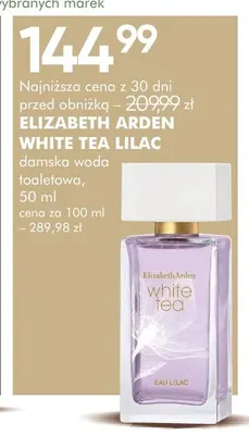Damska woda toaletowa Elizabeth Arden White Tea Lilac promocja w Super-Pharm