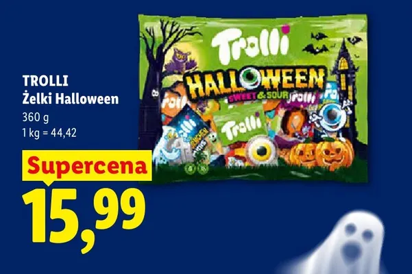 Żelki Trolli Halloween Sweet & Sour promocja w Lidl
