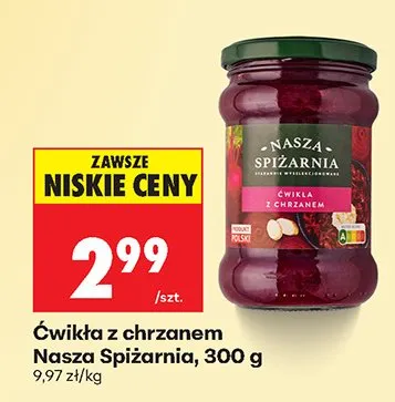 Ćwikła z chrzanem promocja w Biedronka