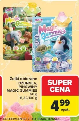 Żelki obierane dżungla Magic Gummies promocja w Carrefour