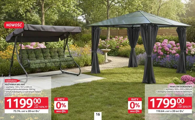 Huśtawka Milano promocja w Selgros