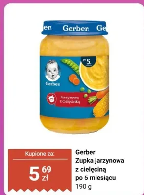 Zupka jarzynowa z cielęciną po 5 miesiącu promocja w Biedronka