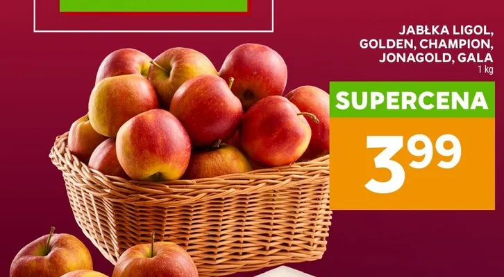 Jabłka promocja w Stokrotka