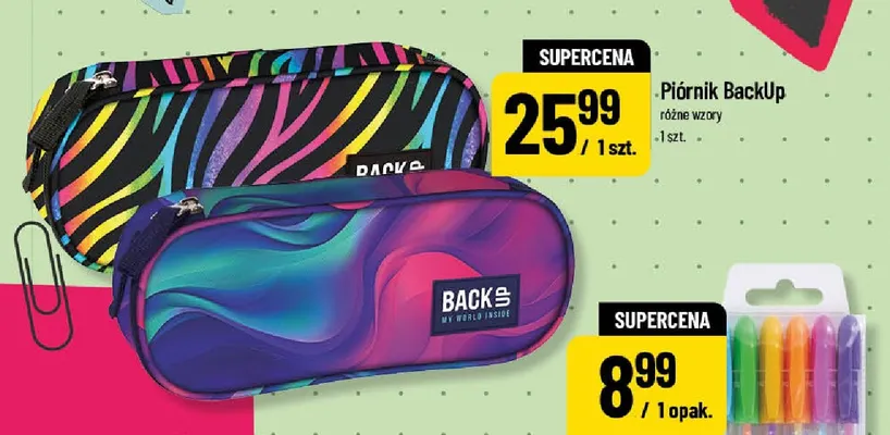 Piórnik BackUp promocja w POLOmarket
