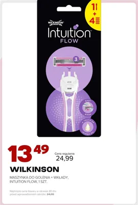 Maszynka do golenia Wilkinson Sword Intuition Flow + wkłady promocja w Drogerie Natura