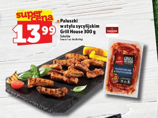 Paluszki w stylu sycylijskim Grill House promocja w TOPAZ