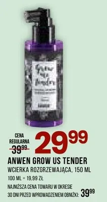 Wcierka rozświetlająca Anwen Grow Us Tender 150 ml promocja w Drogerie Natura