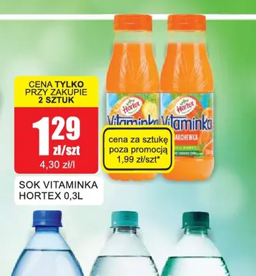 Sok Vitaminka Hortex promocja w Bingo