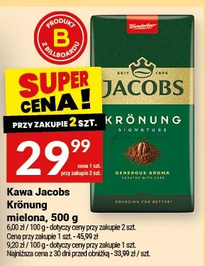Kawa Jacobs Krönung mielona promocja w Twój Market