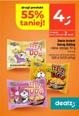 Danie instant Bull Dog różne rodzaje promocja w Dealz