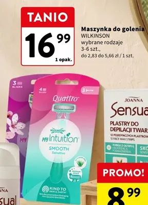 Maszynka do golenia WILKINSON promocja w Intermarche