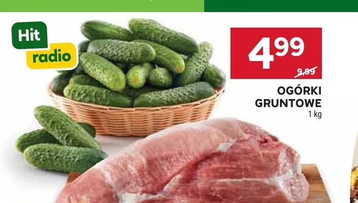 Ogórki gruntowe promocja w Stokrotka