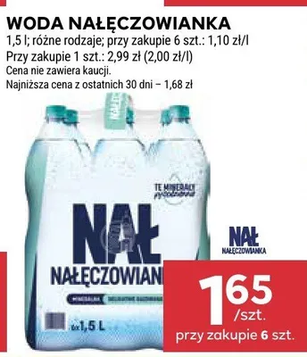 Woda Nałęczowianka promocja w Stokrotka