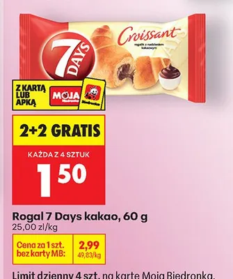 Rogal kakao promocja w Biedronka
