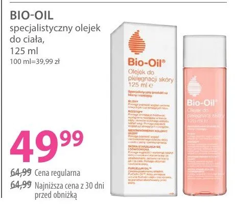 Specjalistyczny olejek do ciała promocja w Hebe