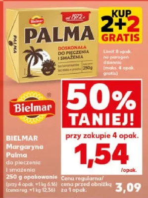 Margaryna Palma do pieczenia i smażenia promocja w Kaufland