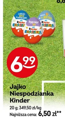 Jajko Niespodzianka Kinder promocja w Żabka