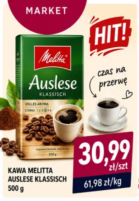 Kawa mielona Melitta Auslese Klassisch promocja w emma MARKET