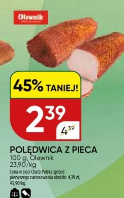 Polędwica z pieca promocja w Chata Polska