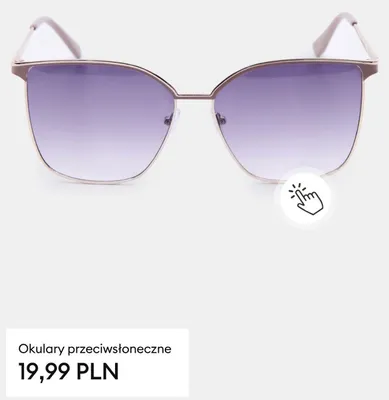 Okulary przeciwsłoneczne promocja w Sinsay