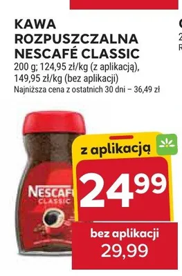Kawa rozpuszczalna NESCAFÉ CLASSIC promocja w Stokrotka