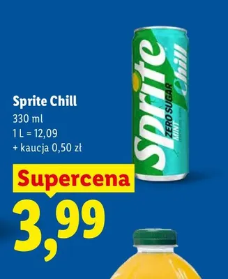 Napój gazowany Sprite Chill promocja w Lidl