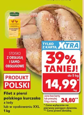 Filet z piersi polskiego kurczaka z lady promocja w Kaufland