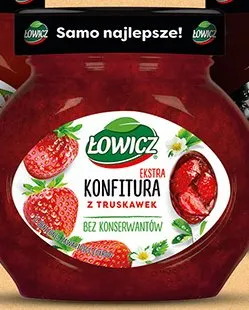 Konfitura ekstra z truskawek Łowicz promocja w Biedronka
