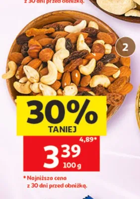 Mieszanka bakaliowa promocja w Auchan