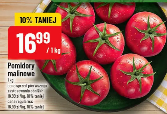 Pomidory malinowe promocja w POLOmarket
