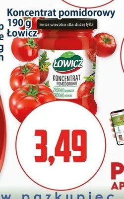 Koncentrat pomidorowy Łowicz promocja w Kupiec