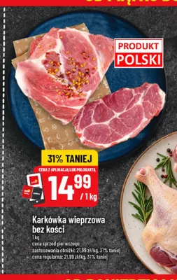 Karkówka wieprzowa bez kości promocja w POLOmarket