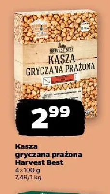 Kasza gryczana prażona Harvest Best promocja w Netto