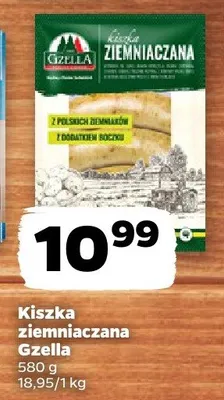 Kiszka ziemniaczana Gzella promocja w Netto