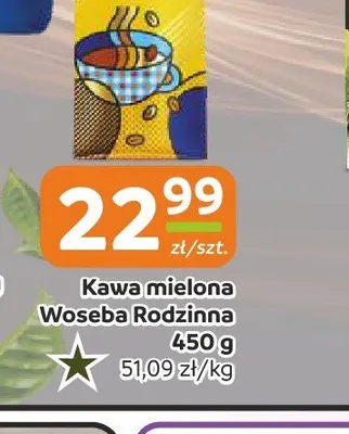 Kawa mielona Woseba Rodzinna promocja w Społem Częstochowa