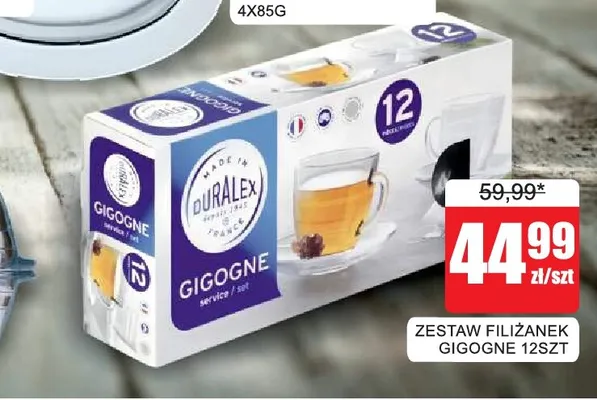 Zestaw filiżanek Duralex Gigogne 12-pak promocja w Bingo