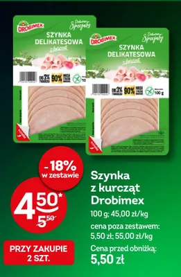 Szynka z kurcząt Drobimex promocja w Żabka