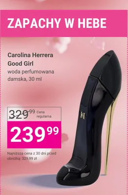 Woda perfumowana promocja w Hebe