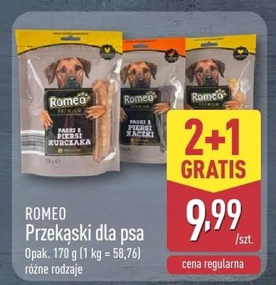 Przekąski dla psa promocja w Aldi